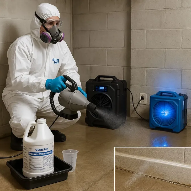 Sanitization and Odor Removal process in Dale, IN